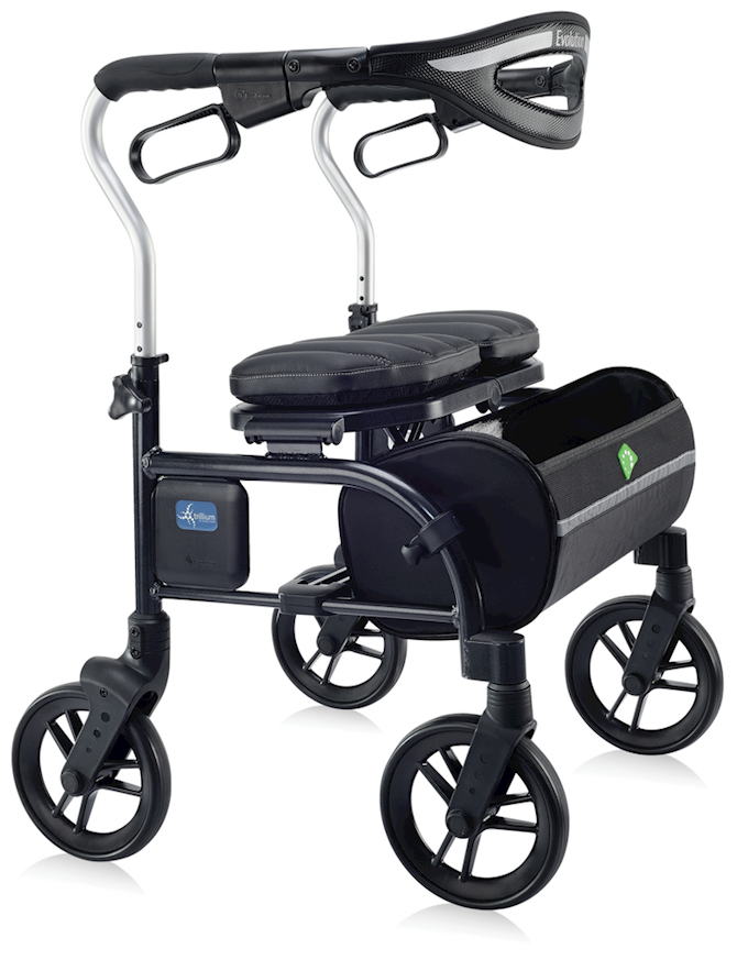 Evolution Trillium Rollator, Carbon Black, Regular