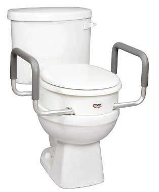 Carex Toilet Seat Elevator with Handles - Standard