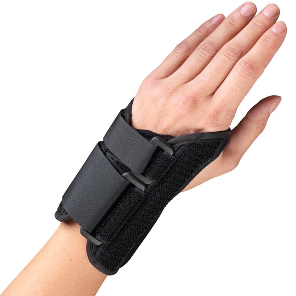 Ea/1 Otc Wrist Night Splint Black Left Md (6 - 7 1/4")