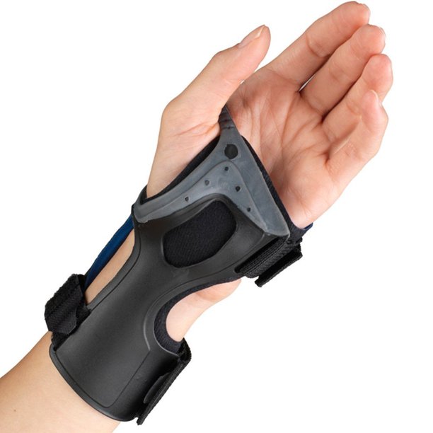 Ea/1 Otc Medium Low Profile Wrist Brace Right Hand Sm (5 1/4" - 6 1/2")Wrist (6 3/4" - 8")Palm Padded Molded Adjustable Hook & Eye Fastener Latex-Free