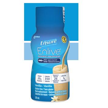 Cs/24 Ensure Enlive Nutritional Formula 235Ml Vanilla Each Bottle Contains The Unique Ingredient Hmb Plus 20Gm Of Protein