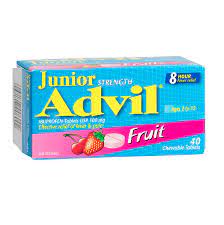 ADVIL JUNIOR STRENGTH FRUIT 40 CHEWABLE TABLETSADVIL JUNIOR STRENGTH FRUIT 40 CHEWABLE TABLETS