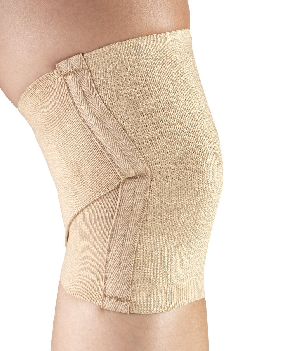Ea/1  Criss-Cross Medium Knee Support  Large (16"-18.75")  Beige