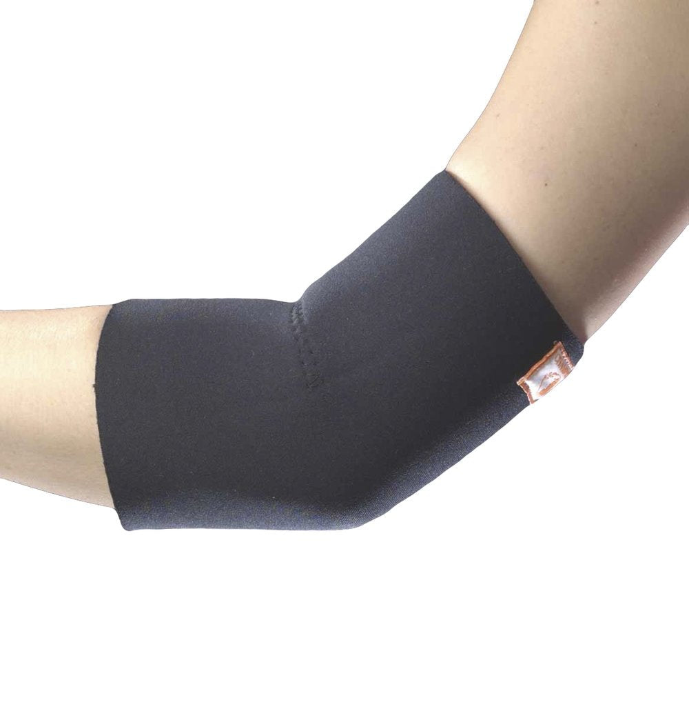 Ea/1 Champion Neoprene Min Elbow Support, Medium,  4-Way Stretch W/ Lined Interior Latex-Free, Black