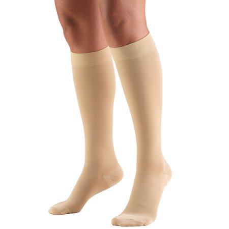 Pr/1 Truform Ladies' Trusheer 20-30Mmhg  Knee-High Closed-Toe Sm (11 - 15") Beige Latex-Free
