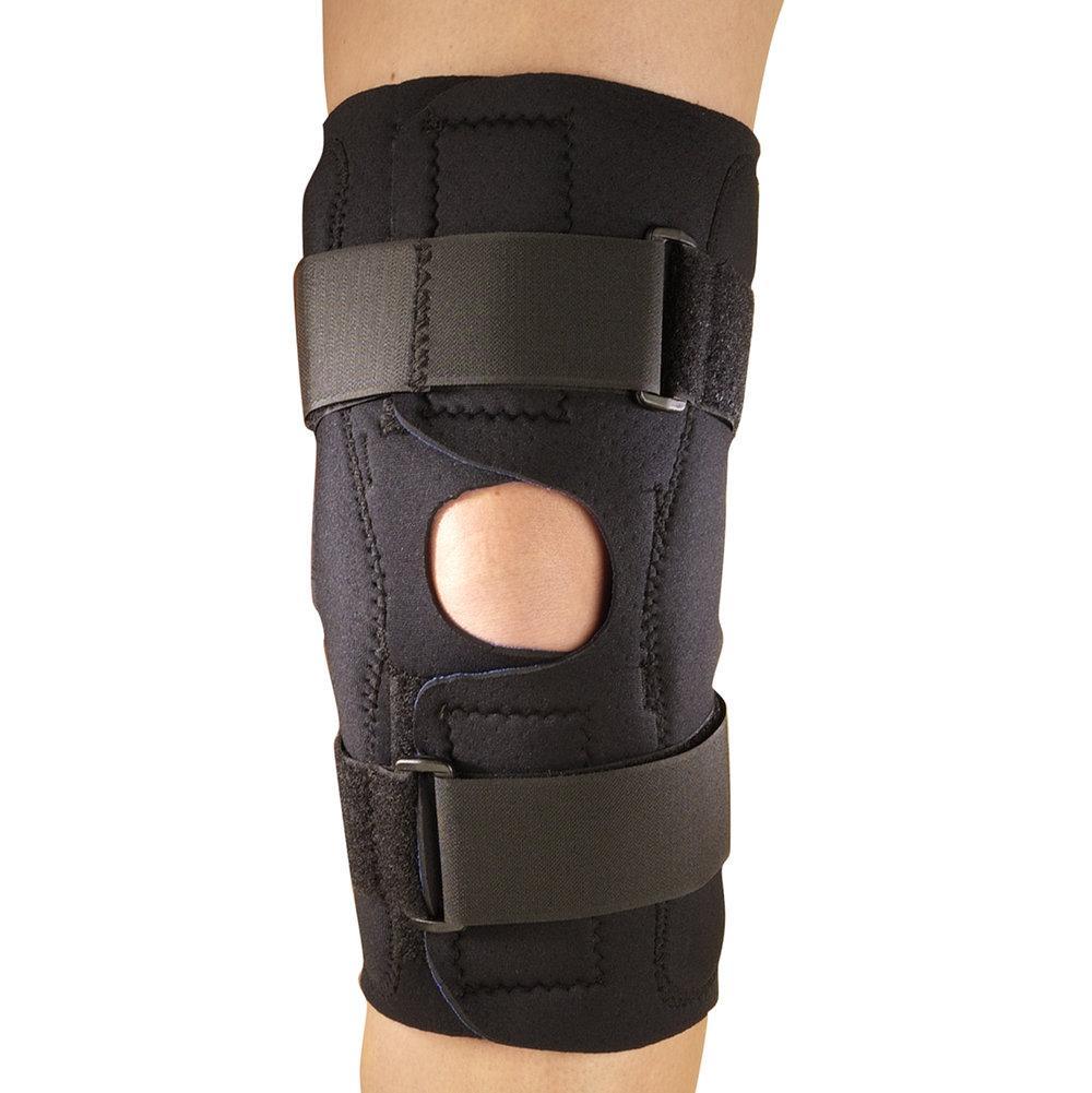 Ea/1 Champion Medium Neoprene Knee  Stabilizer Wrap W/ Spiral Stays 2Xl (17-18") Black Universal Latex-Free