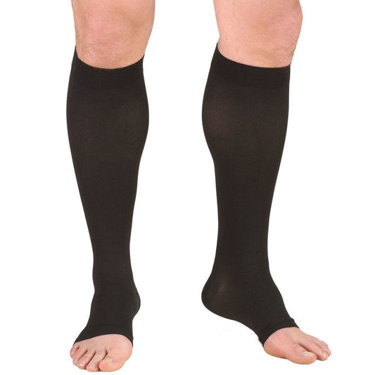 Pr/1 Truform Classic Medical,Open Toe 20-30 Mmhg,Below Knee,Medium ,Black
