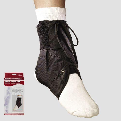 Otc Maximum Ankle Stabilizer W/ Heel Locking Strap Black S (11-12") Latex-Free - Ea/1