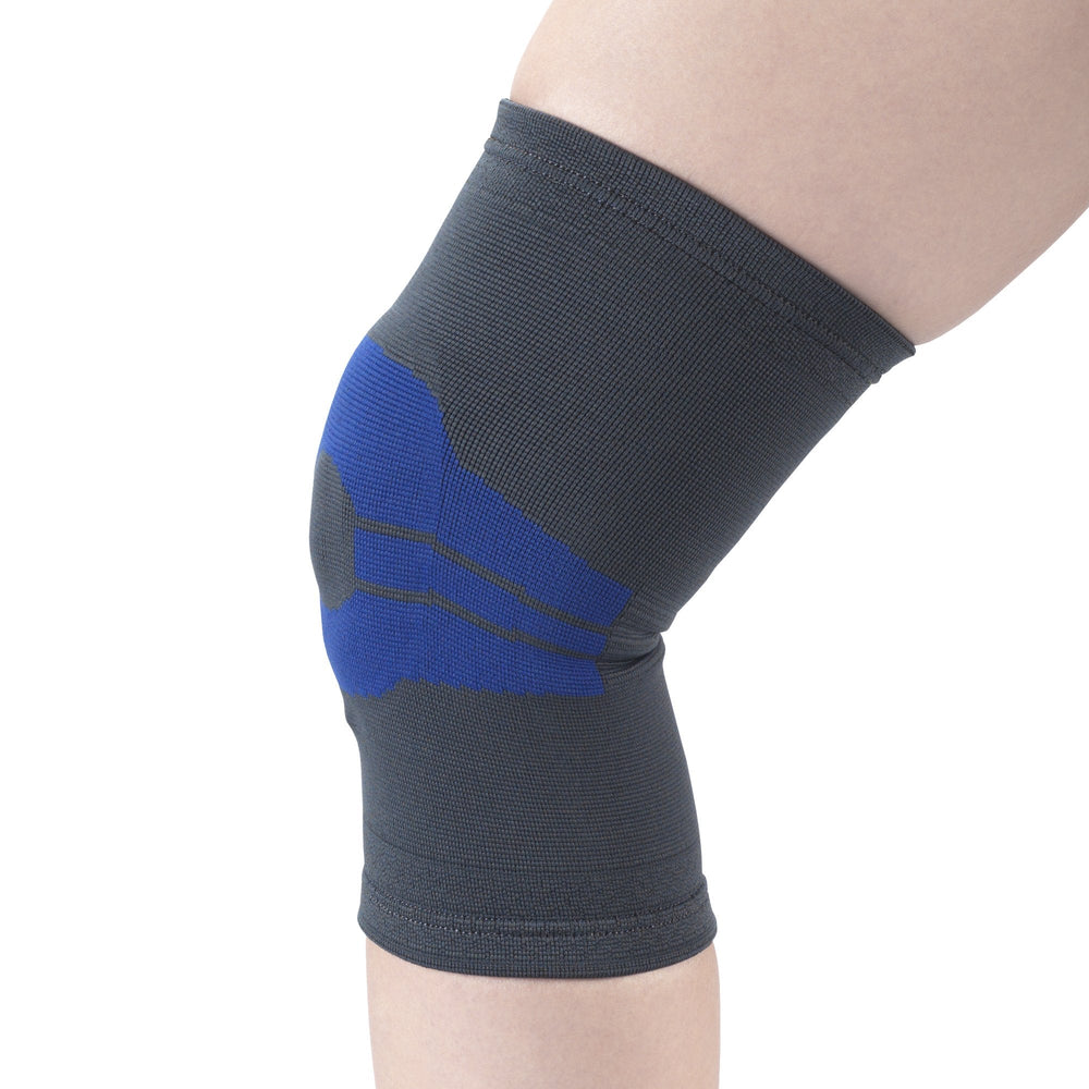 Ea/1 Elastic Knee Support W/ Gel Insert Pad  Xl (Approx 16"-18")  Charcoal