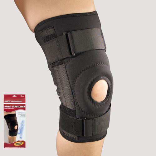 Ea/1 Otc Knee Stabilizer With Spiral Stays  Medium Support  Latex Free Xl (20-22") Black