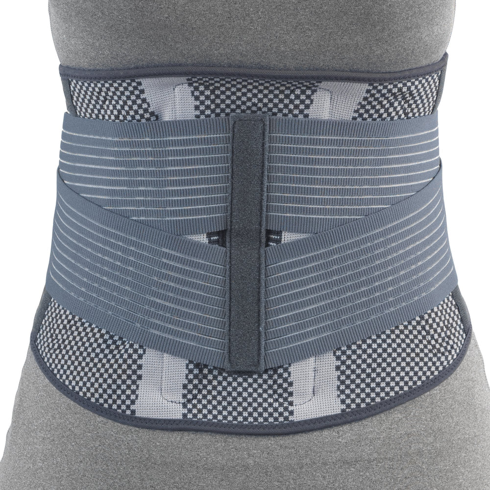 Ea/1 Otc Medium Theratex Lumbosacral Support 2X-Large (45-48") Grey/ Patterened 10" Back W/ Flexible Stays Non-Elastic Front