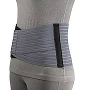 Ea/1 Otc 7" Lightweight Elastic Medium Lumbosacral Support  Xl (41-44" Hip) Grey Latex-Free