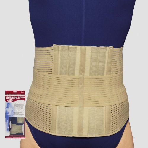 Ea/1 Otc Medium Lumbosacral Support W/ Abdominal Uplift Xl (41-44") 7" Front & 12" Back Adjustable Elastic Belt Latex-Free