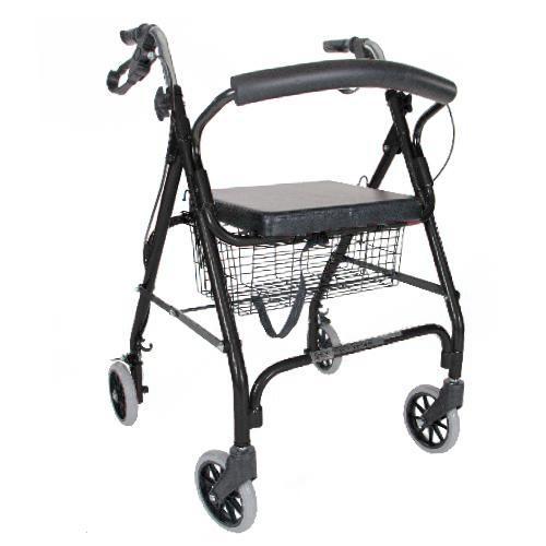 Rollator With Loop Breaks, Black