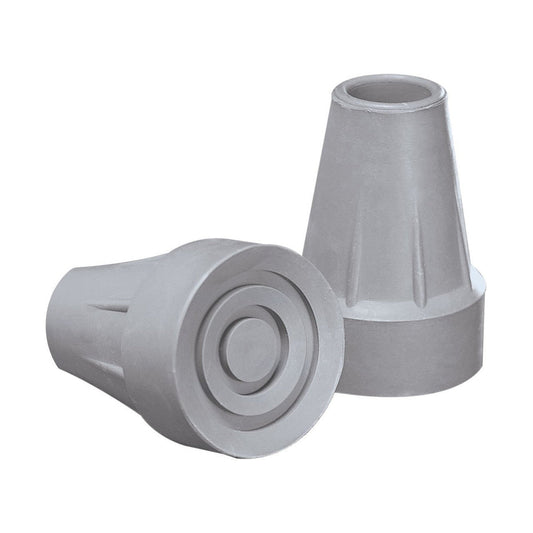 Pk/2 Replacement Crutch Tips Large Grey