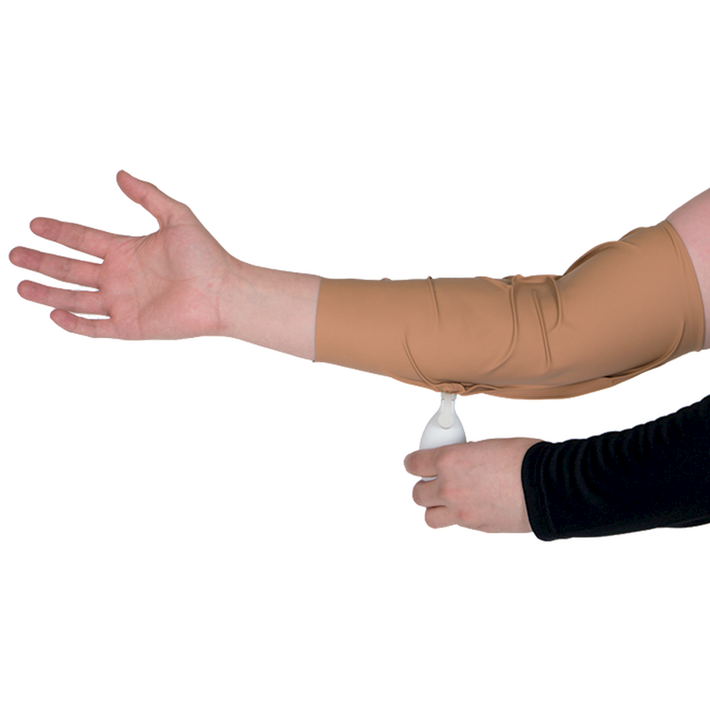 Ea/1 Drypro Waterproof Picc Protector Line Xl 14"+ Bicep / 9"+ Forearm Tan