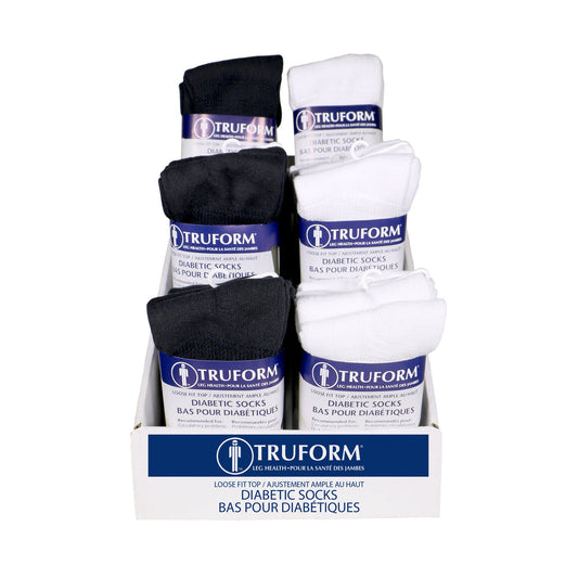 Truform Diabetic Sock Counter Display, Non-Returnable