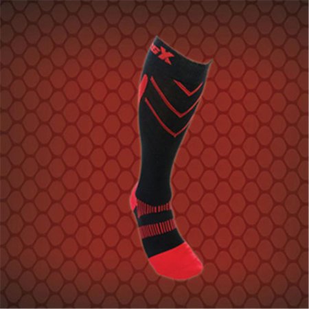 Pr/1 Champion Csx Sport Socks X-Large (13.5-15In) 20-30Mm Red/Black