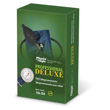 Ea/1 Physio Logic Professional Deluxe Child  Sphygmomanometer Comes With Case Black Latex-Free (7.25-10.5In) (Non Returnable)