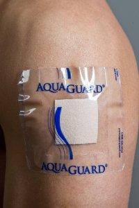 Pk/5 Aquaguard Moisture Barrier 10" X 12" Area Coverage 8-1/2" X 9-3/4" Latex Free Protect Area While Showering