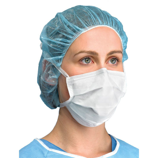 PRIMED® ASTM Level 2 Soft Mask, Anti-Fog, Surgical Ties, White