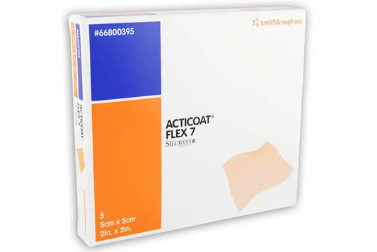 Smith & Nephew Acticoat Flex 7 Dressing, Size 10cm X 12.5cm - Box Of 5