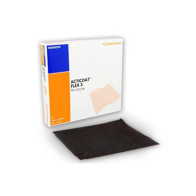 Acticoat Flex 3 Antimicrobial Barrier Dressing, 40cm x 40cm (Box 6 pcs)