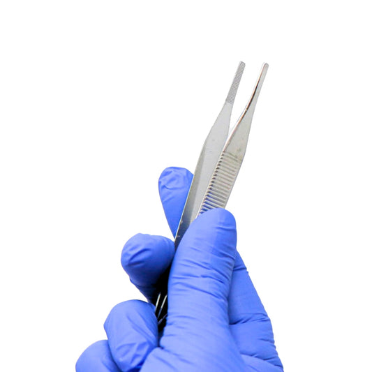Adson Dressing Tissue Forceps, Straight 4.75" ~ STERILE