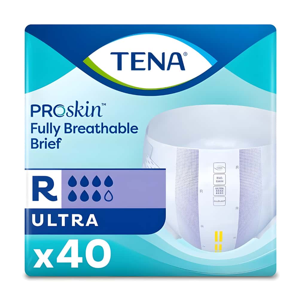 Adult Incontinence Brief, Ultra Absorbency, Regular, Lavender