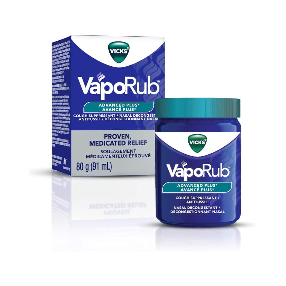Advanced Plus, Nasal Decongestant, Cough Suppressant, Medicated Vapours, Chest Rub Ointment