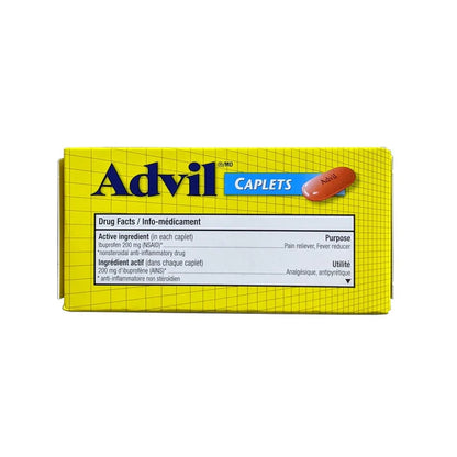 Advil Regular Strength Ibuprofen Caplets for Headaches and Pain Relief, 200 mg, 100 Count