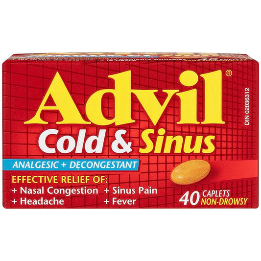 Advil Cold & Sinus Caplets - 40's