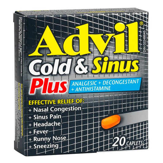 Advil Cold & Sinus Plus Caplets - 20's
