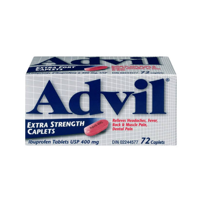 Advil Extra Strength Ibuprofen 400mg (Box 72 Caplets)