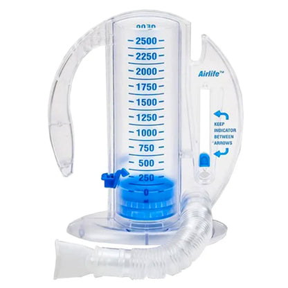 AirLife Volumetric Incentive Spirometer w/One-Way Valve, 2500mL
