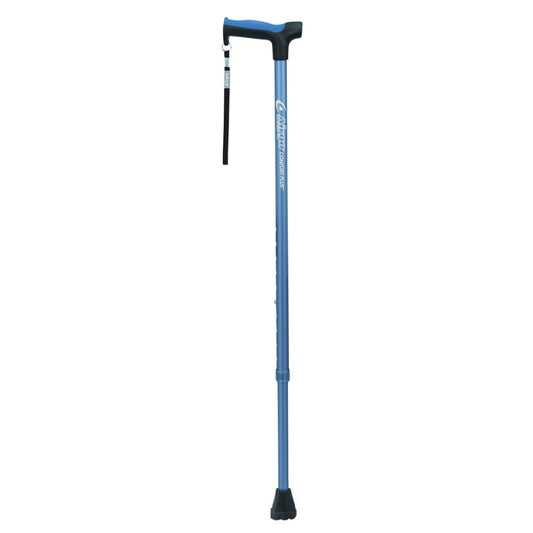 Drive® Airgo Comfort-Plus Aluminum Cane, Derby Handle, Blue