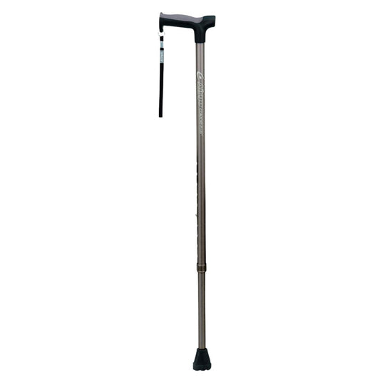 Drive® Airgo Comfort-Plus Aluminum Cane, Derby Handle, Charcoal