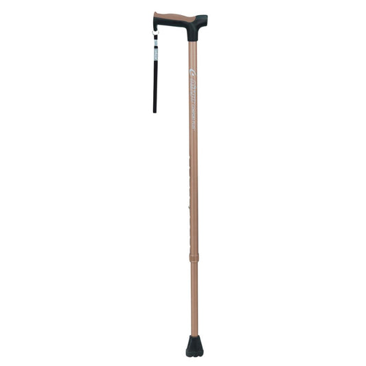 Drive® Airgo Comfort-Plus Aluminum Cane, Derby Handle, Coral