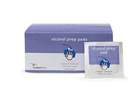 Cardinal Health Alcohol Prep Pad Sterile Large Nonwoven Material MW-APL 1 Box(s)
