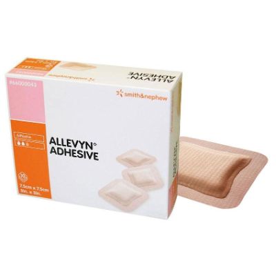Allevyn Adhesive Hydrocellular Dressing, 12.5cm x 12.5cm (Box 10 pcs)
