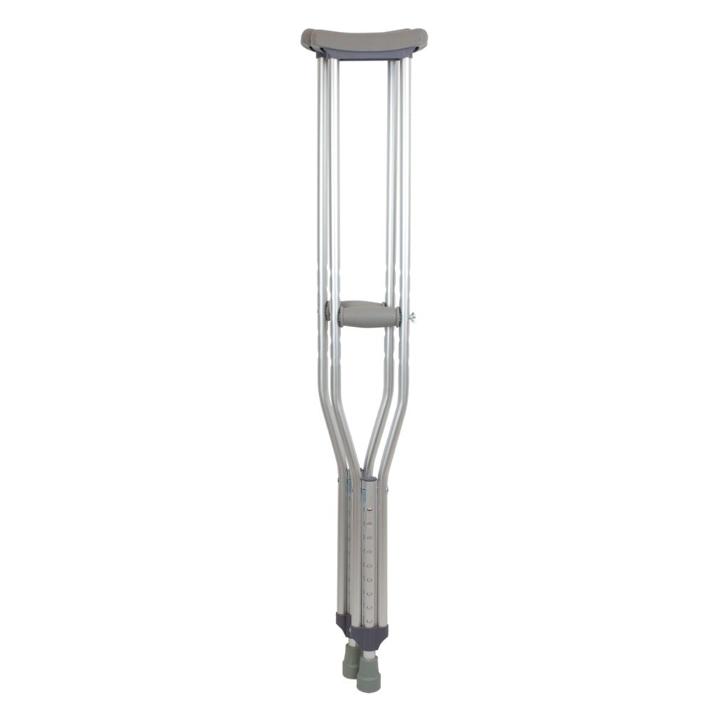 Dynarex® Aluminum Crutches, Adult, 5'2" - 5'10" (Per Pair)