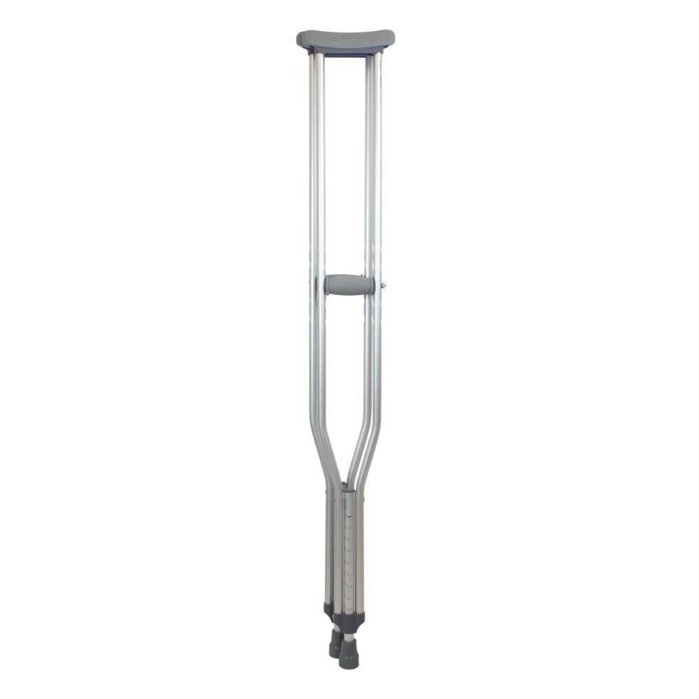 Dynarex® Aluminum Crutches, Tall Adult, 5’10” - 6’6” (Per Pair)
