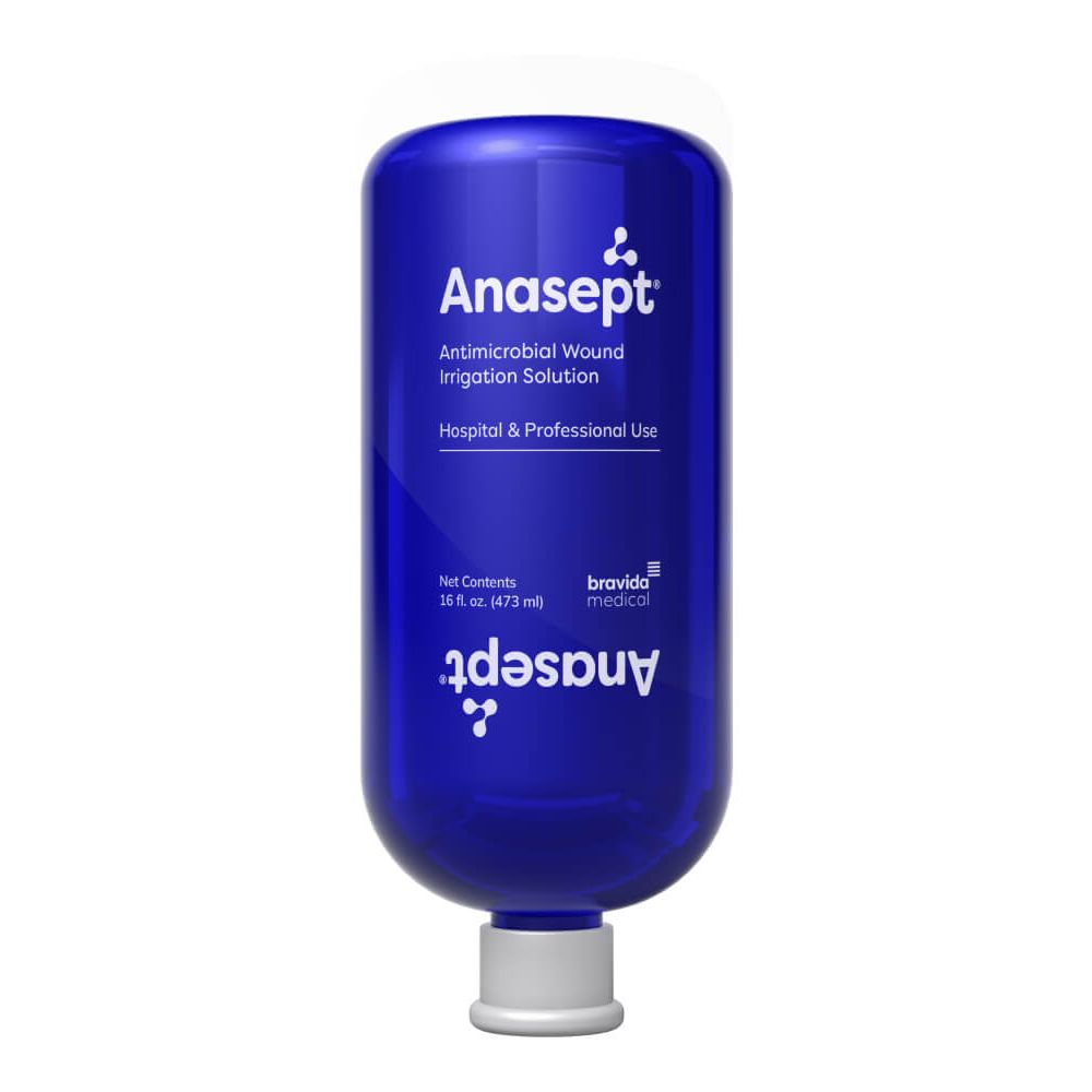 Anasept® Antimicrobial Wound Irrigation Solution, 16oz – Safe Care ...