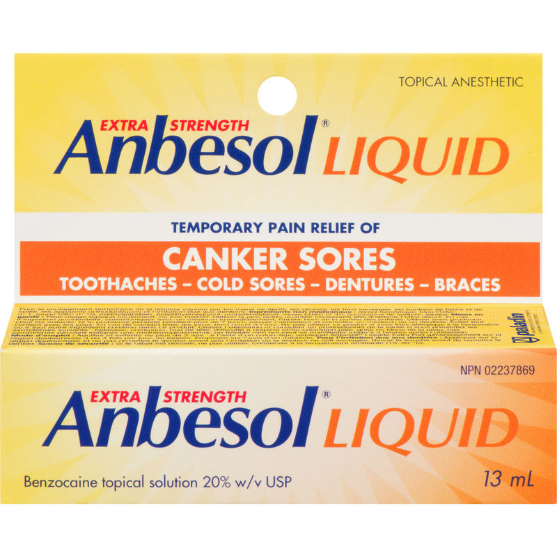 Anbesol Liquid 20% Topical Anesthetic 13mL (Per Each)