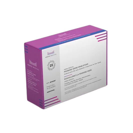 Andau Medical PVP Prep Pad, 10% PVP-I (Box 100 pcs)
