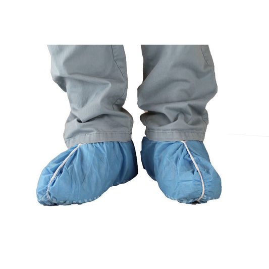 PRIMED® Anti-Skid Shoe Covers, SMS, Universal, Blue (Case 300 pcs)