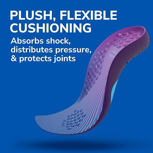 Athletic Series Fitness Walking Insoles, Men's, Sizes 8-14