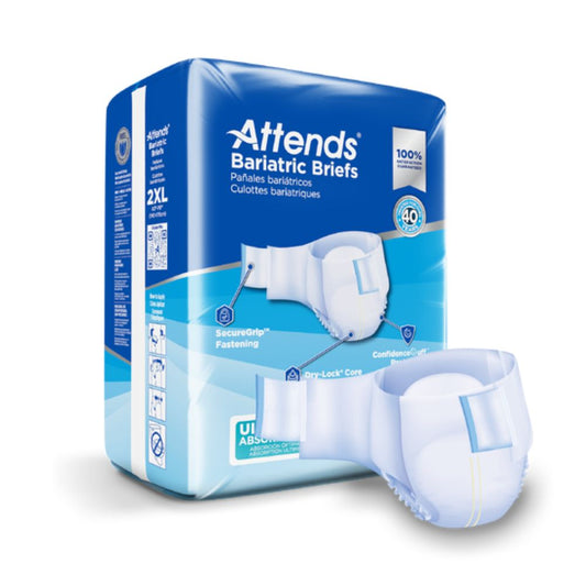 Attends® Bariatric Briefs, Ultimate Absorbency, 2XL