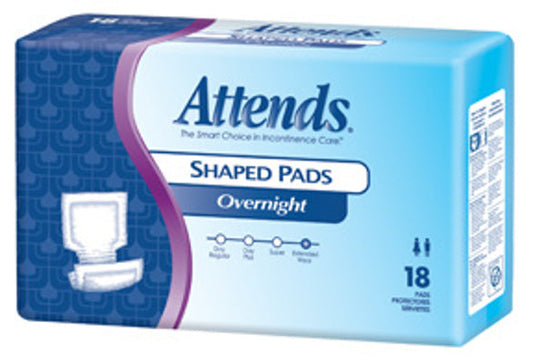 Attends Overnight Shaped Pads
