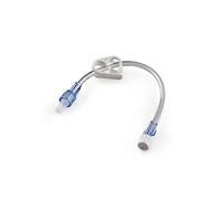 Bx/100 Carefusion Extension Set Smallbore 7" Tubing 1 Spin Male & 2 Female Connectors W/ 2 Slide Clamps Sterile Fluid Path